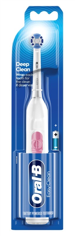 Oral-B Toothbrush Easy Clean White Battery Powered