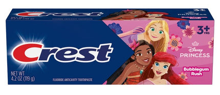 Crest Toothpaste 4.2oz Kids Disney Princess Bubblegum Rush
