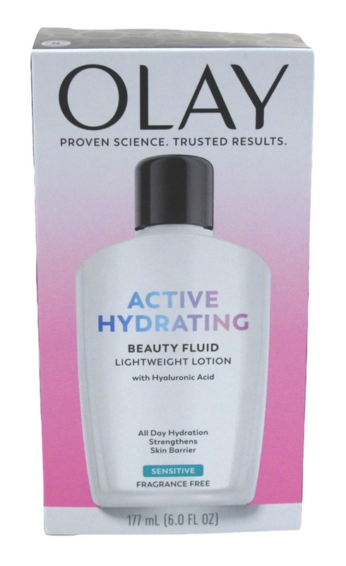 Olay Active Hydrating Lotion Sensitive Fragrance Free 6oz