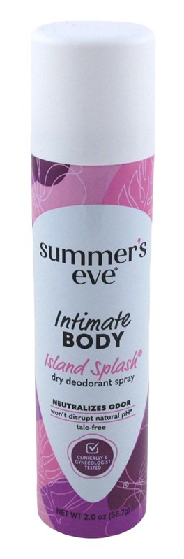 Summers Eve Freshening Spray 2oz Island Splash