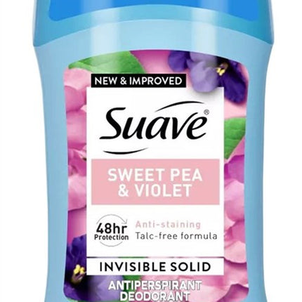 Suave Deodorant 1.2oz 48Hr Sweet Pea + Violet (12 Pieces)