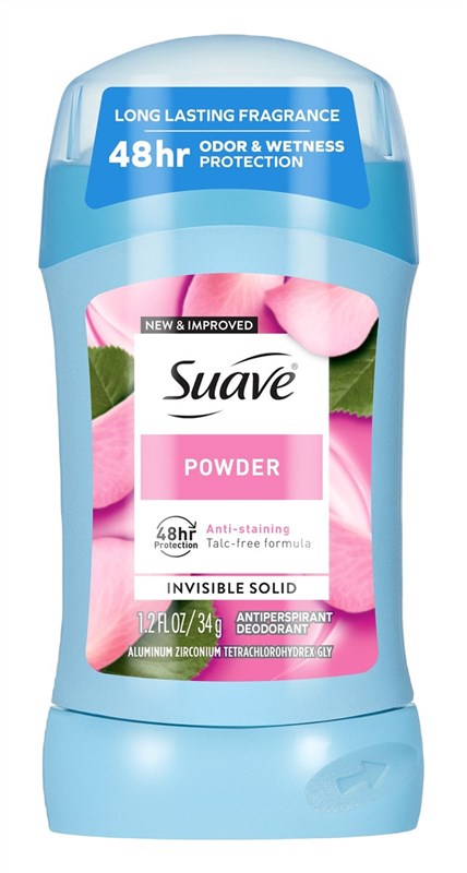Suave Deodorant 1.2oz 48Hr Powder Invisible Solid)