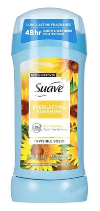 Suave Deodorant 2.6oz 48Hr Everlasting Sunshine Invisible