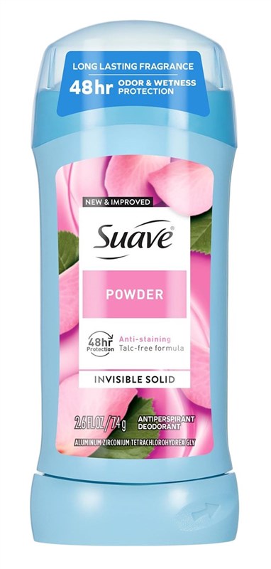 Suave Deodorant 2.6oz 48Hr Powder Invisible Solid