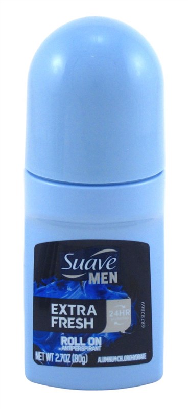 Suave Mens Deodorant 2.7oz Roll-On Extra Fresh 24Hr