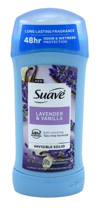Suave Deodorant 2.6oz 48Hr Lavender & Vanilla Invisible