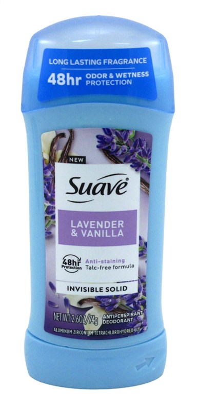 Suave Deodorant 2.6oz 48Hr Lavender & Vanilla Invisible