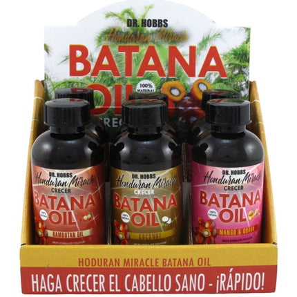 Dr Hobbs Batana Oil Assorted 4oz (6 Pieces) Display