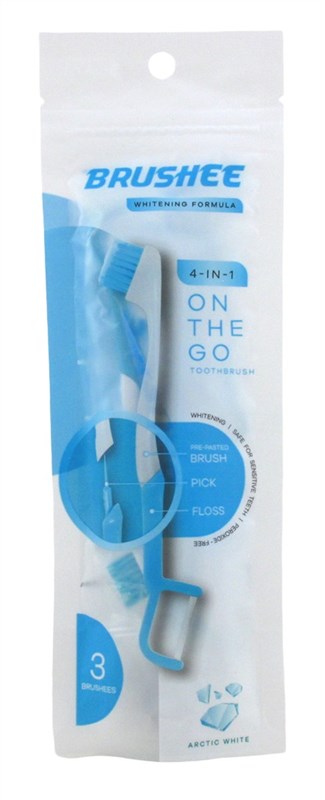 Brushee Toothbrush 4-In-1 On The Go Whitening