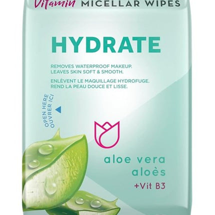 Ponds Hydrate Makeup Remover Wipes 25 Ct Vitamin Micellar