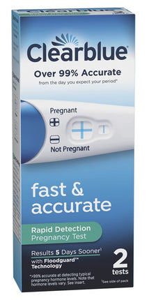 Clearblue Pregnancy Test Rapid Detection 2 Tests
