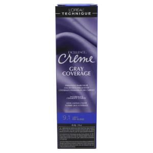 Loreal Excel Creme Color #9.1 Light Ash Blonde 1.74oz