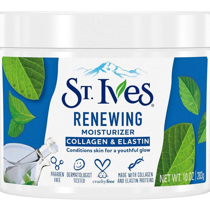 St Ives Moisturizer Renewing Collagen & Elastin 10oz Jar