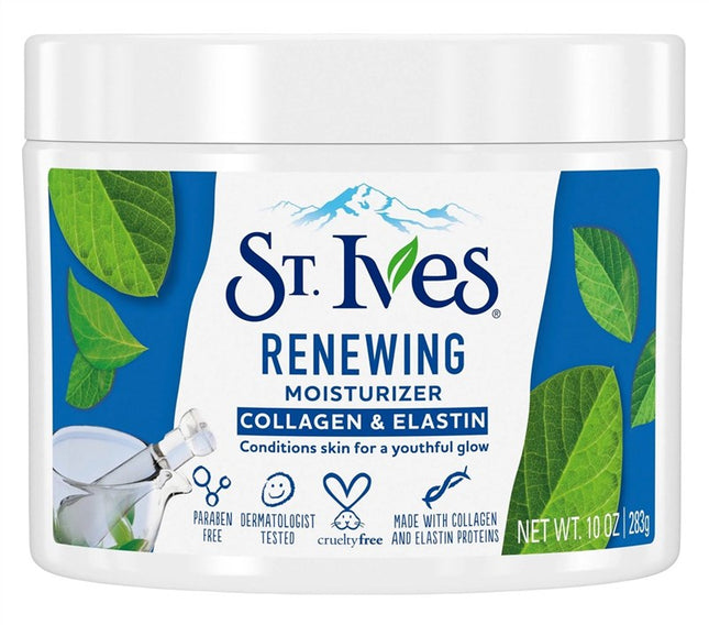 St Ives Moisturizer Renewing Collagen & Elastin 10oz Jar