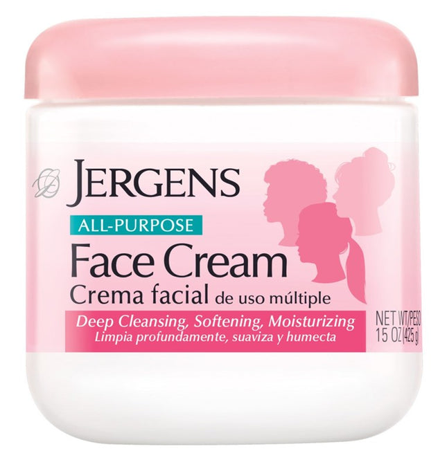 Jergens Face Cream All Purpose 15oz Jar