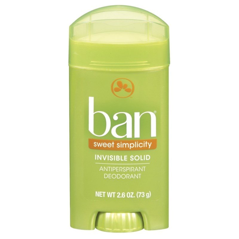 Ban Deodorant 2.6oz Invisible Solid Sweet Simplicity