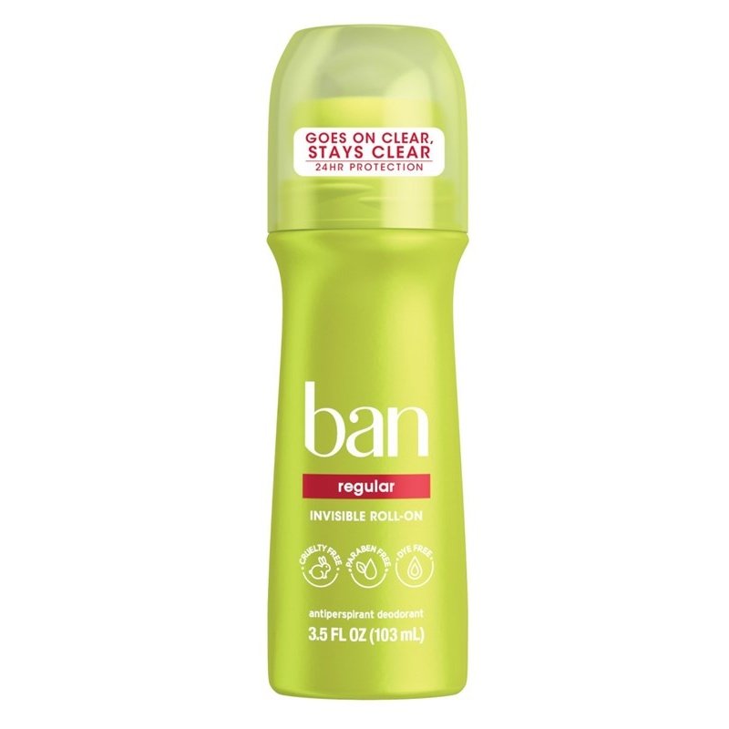 Ban Deodorant 3.5oz Roll-On Anti-Perspirant Regular