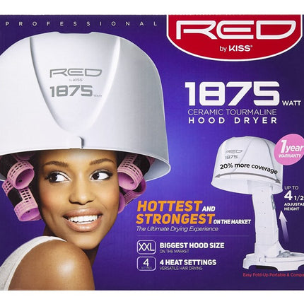 Kiss Red Dryer 1875 Watt Hood (2 Pieces)