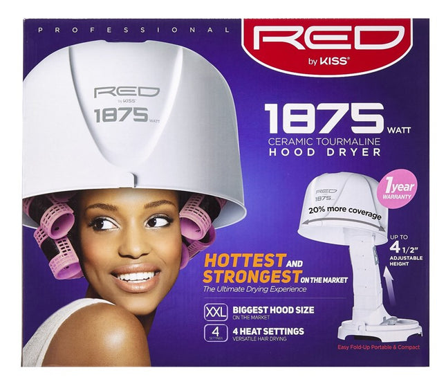 Kiss Red Dryer 1875 Watt Hood (2 Pieces)