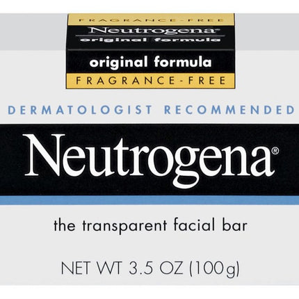 Neutrogena Bar Soap Fragrance Free 3.5oz Boxed