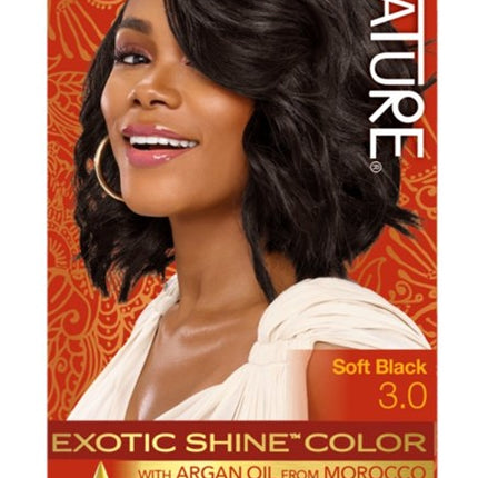 Creme Of Nature Color #3.0 Soft Black Exotic Shine