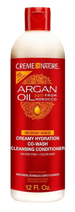 Creme Of Nature Argan Oil Creamy Hydration Co-Wash 12oz
