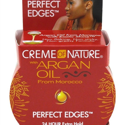 Creme Of Nature Argan Oil Perfect Edges Ctrl 2.25oz Jar