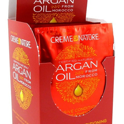 Creme Of Nature Packettes Argan Oil Treat 1.75oz(12 Pieces)