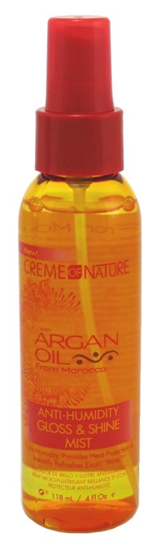 Creme Of Nature Argan Oil Anti -Humidity Gloss/Shine Mist 4oz