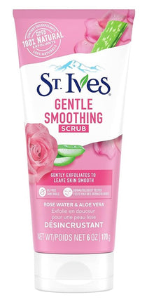 St Ives Scrub Gentle Smoothing Rose Water & Aloe Vera 6oz