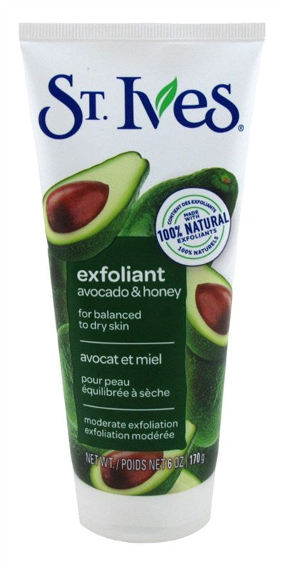 St Ives Scrub Avocado & Honey Balanced To Dry Skin 6oz