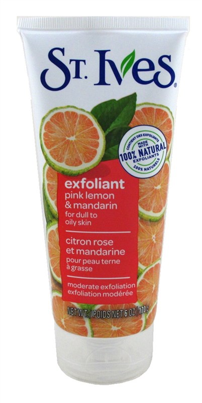 St Ives Exfoliant Pink Lemon & Mandarin 6oz Dull/Oily Skin