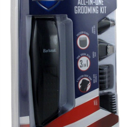 Barbasol All-In-One Grooming Kit 7 Piece Battery Powered