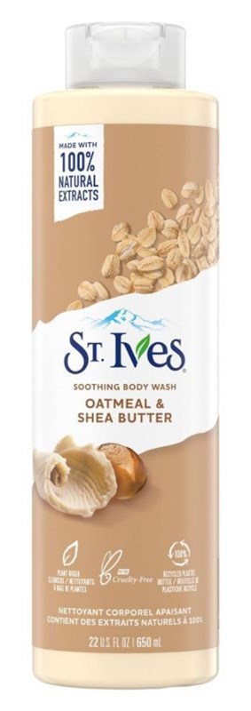 St Ives Body Wash Oatmeal & Shea Butter 22oz