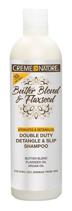 Creme Of Nature Butter Blend & Flaxseed Shampoo Detangle 12oz