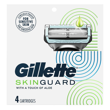 Gillette Mens Skinguard Refills With Aloe