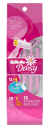 Gillette Daisy Razor Classic 12 Count + 1 Simply Venus 3