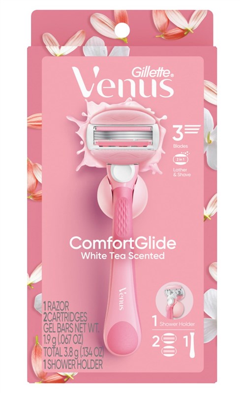 Gillette Venus Razor Comfort Glide White Tea + 2 Refills