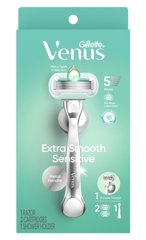 Gillette Venus Razor Extra Smooth Sensitive + 2 Refills