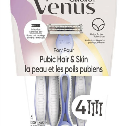 Gillette Venus Pubic Hair & Skin Disposable Razors