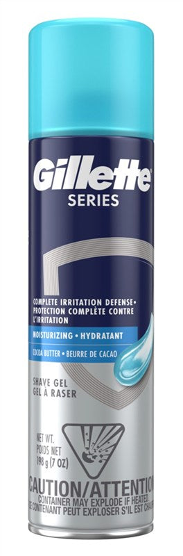 Gillette Serie Shave Gel Cocoa Butter Moisturizing 7.2oz