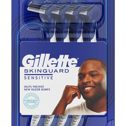 Gillette Mens Skinguard Razor Sensitive Disposable