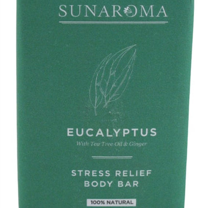 Sunaroma Soap Bar Eucalyptus Tea Tree + Ginger 8oz