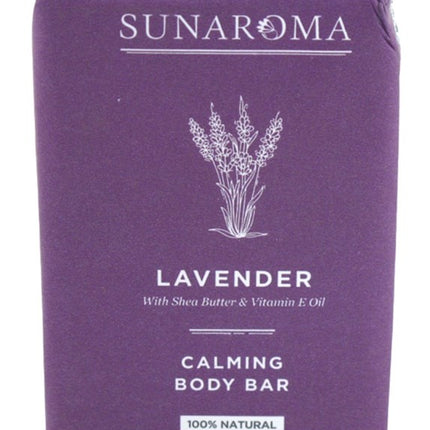 Sunaroma Soap Bar Lavender Shea + Vitamin-E Oil 8oz