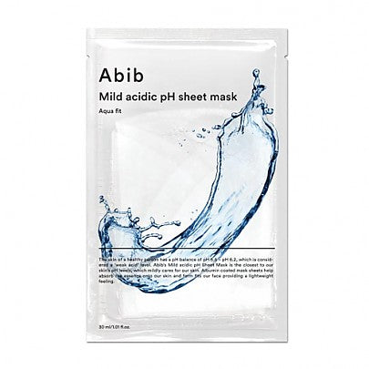 [1ea] Mild Acidic pH Sheet Mask_Aqua Fit