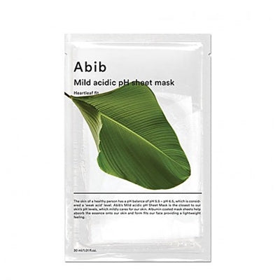 [1ea] Mild Acidic pH Sheet Mask_HEARTLEAF FIT