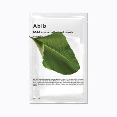 Mild Acidic pH Sheet Mask_HEARTLEAF FIT