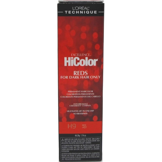 Loreal Excel Hicolor H09 Tube Red Hot 1.74oz