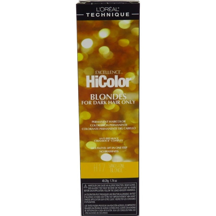 Loreal Excel Hicolor H17 Tube Sand Stone Blonde 1.74oz