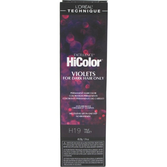 Loreal Excel Hicolor H19 Tube True Violet 1.74oz